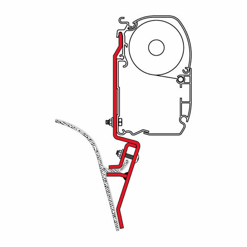 Fiamma Awning VW T2/T3 Fitting Brackets For F45 98655-035