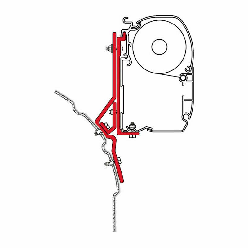 Fiamma Awning VW T4 Fitting Brackets For F45 98655-292
