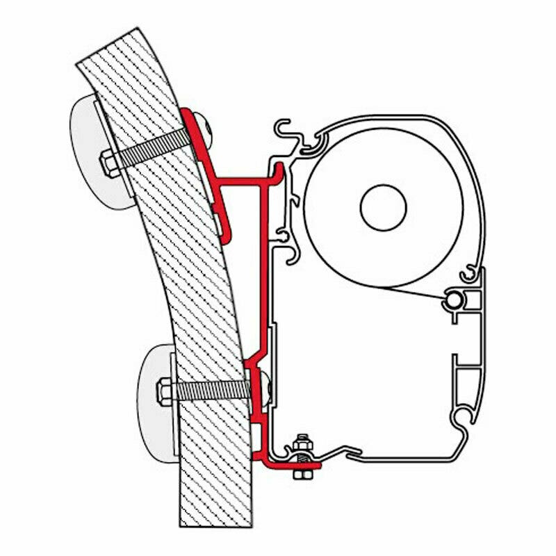 Fiamma Awning Mounting Bracket Only For F45 15degree (1 PCE)