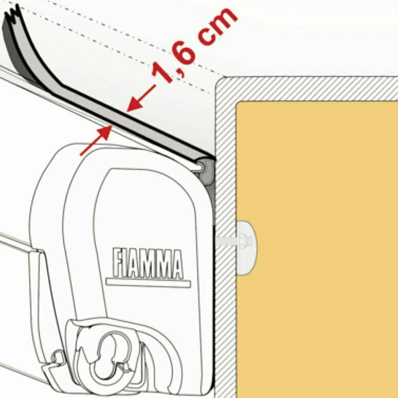 FIAMMA Awning Rain Guard S 550cm Length. 98655Z014