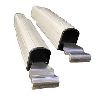Coast RV Flap Eliminator Fiamma F45 Awning Adaptor x 2 - Hook End - White