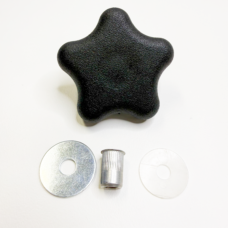 Carefree Black Knob W/ Washers for Rafter VI. R00708