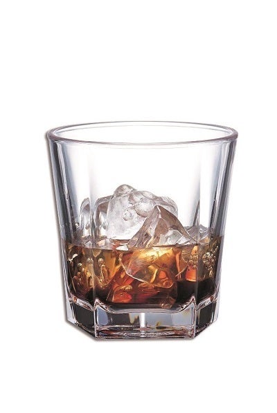 POLYSAFE POLYCARBONATE GLASS DOUBLE JASPER TUMBLER 375ML. 