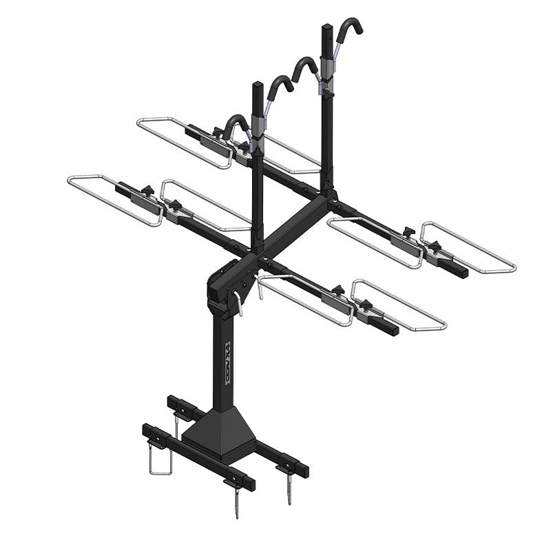 COAST RV X4 Caravan Bike Rack A Frame Mount - 4 Bike 
