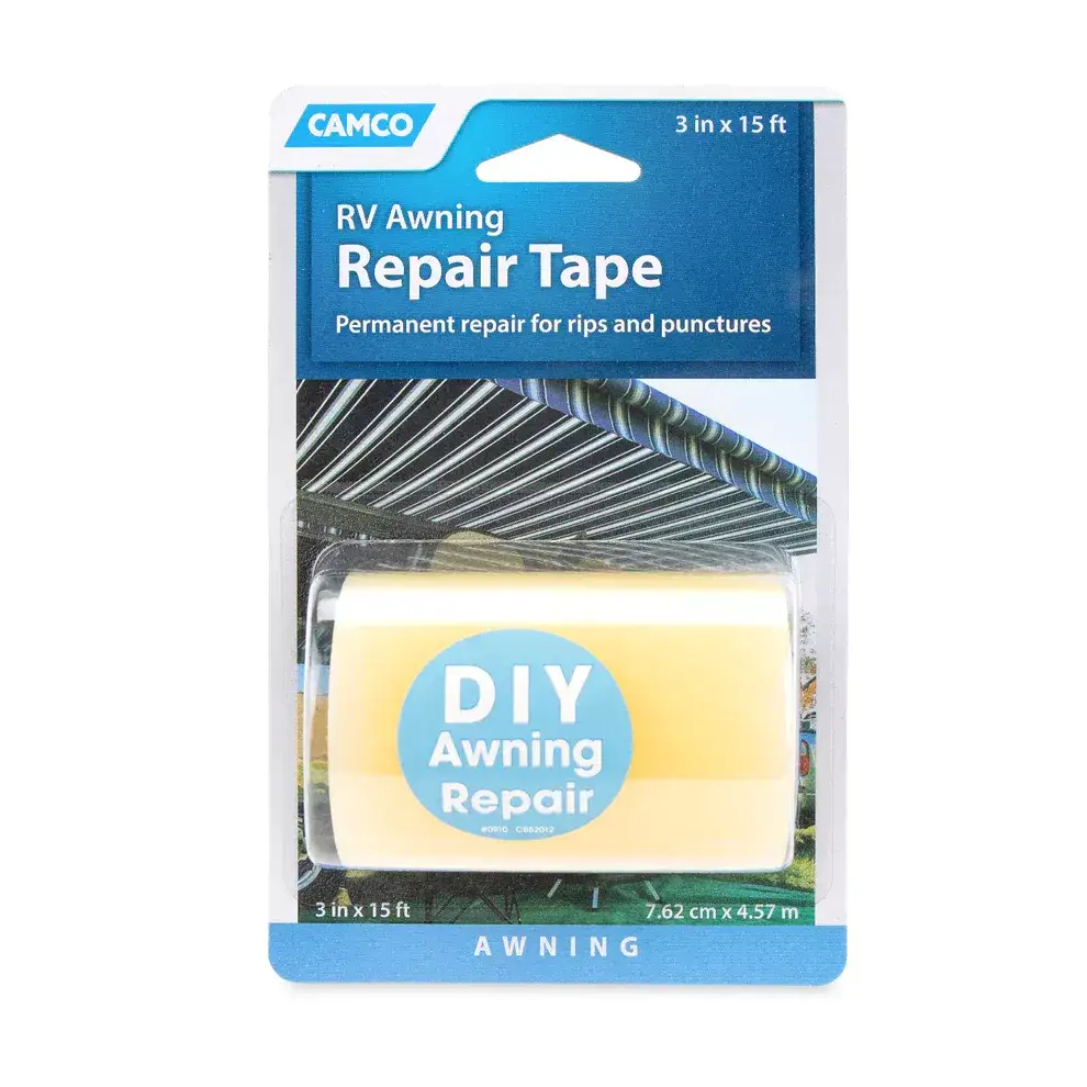 CAMCO RV AWNING REPAIR TAPE CLEAR 7.6cm wide x 4.57m long  42613