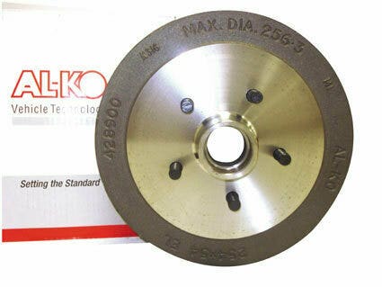 ALKO 10” x 2-1/4” Ford Slimline 5-Stud Electric Brake Drum. 438209