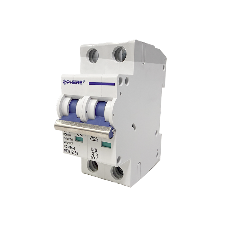 SPHERE 2 Pole DC Circuit Breaker - 25A Non Polarised. C2C25APVCB