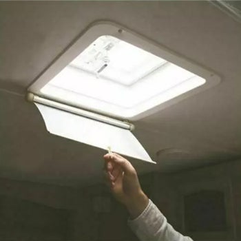 CAMCO Lights Out Retractable RV Roof Vent Shade