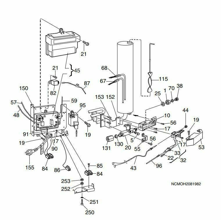 DOMETIC ELEMENT 240V 325W T/S RM4605/4805 3850644554