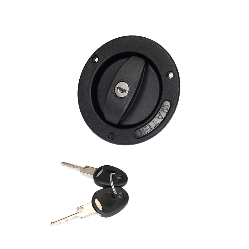 Lockable Water Filler Black