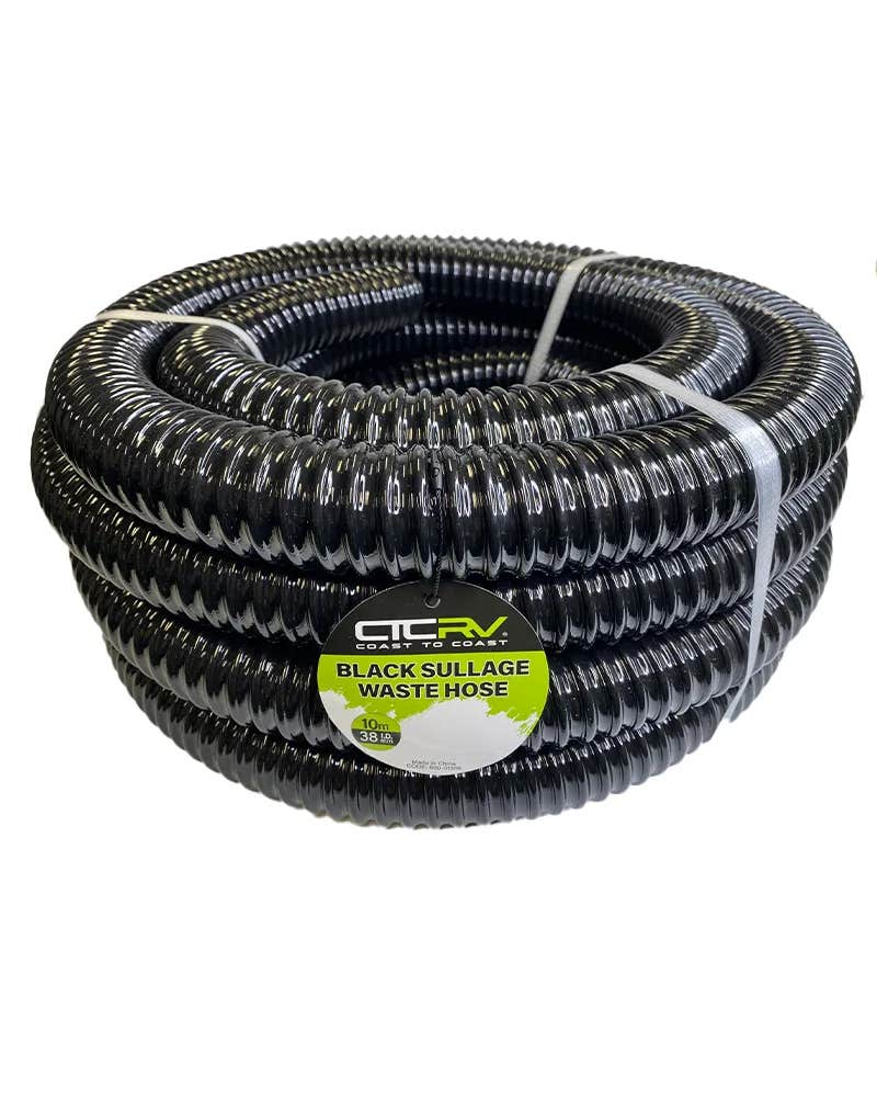 Sullage COAST RV Black Sullage Waste Hose - 10m Roll - 38mm I.D. | RV Parts Express
