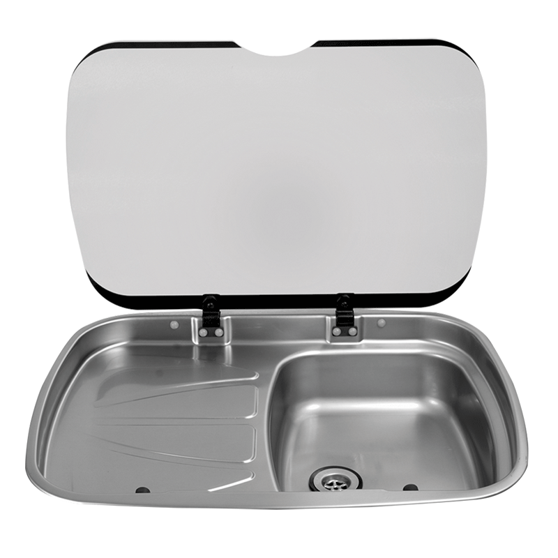 THETFORD SPINFLO MK3 ARGENT SINK L/H DRAIN TINTED GLASS. SSK1075Z