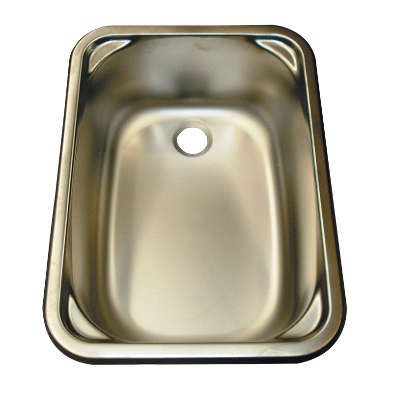 SMEV RECTANGULAR STAINLESS STEEL SINK 280mm x 380mm