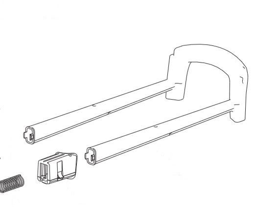 THETFORD HANDLE FOR C400 HOLDING TANK. 5180516