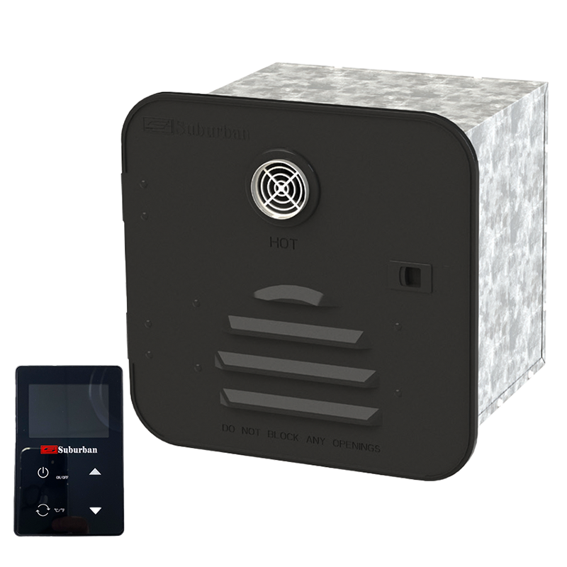 Suburban ST60A Instantaneous Hot Water Heater + BLACK Door 5386A