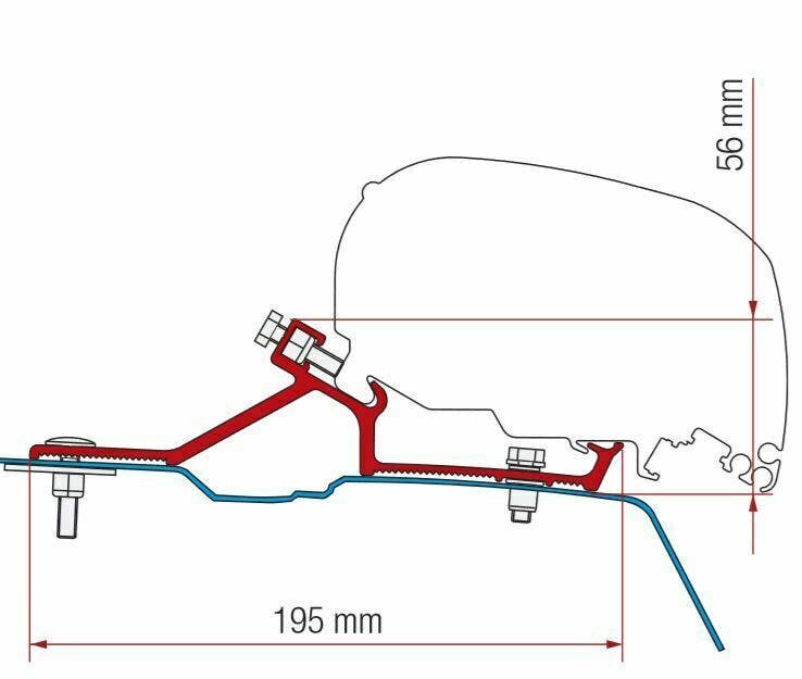 Fiamma F65/F80 KIT RENAULT MASTER H2 OPEL MOVANO H2 NISSAN NV400 H2 98655-881