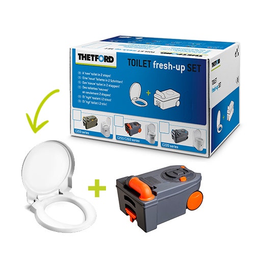 Thetford C250/C260 Toilet Fresh Up Set (Plastic Bowl Only)