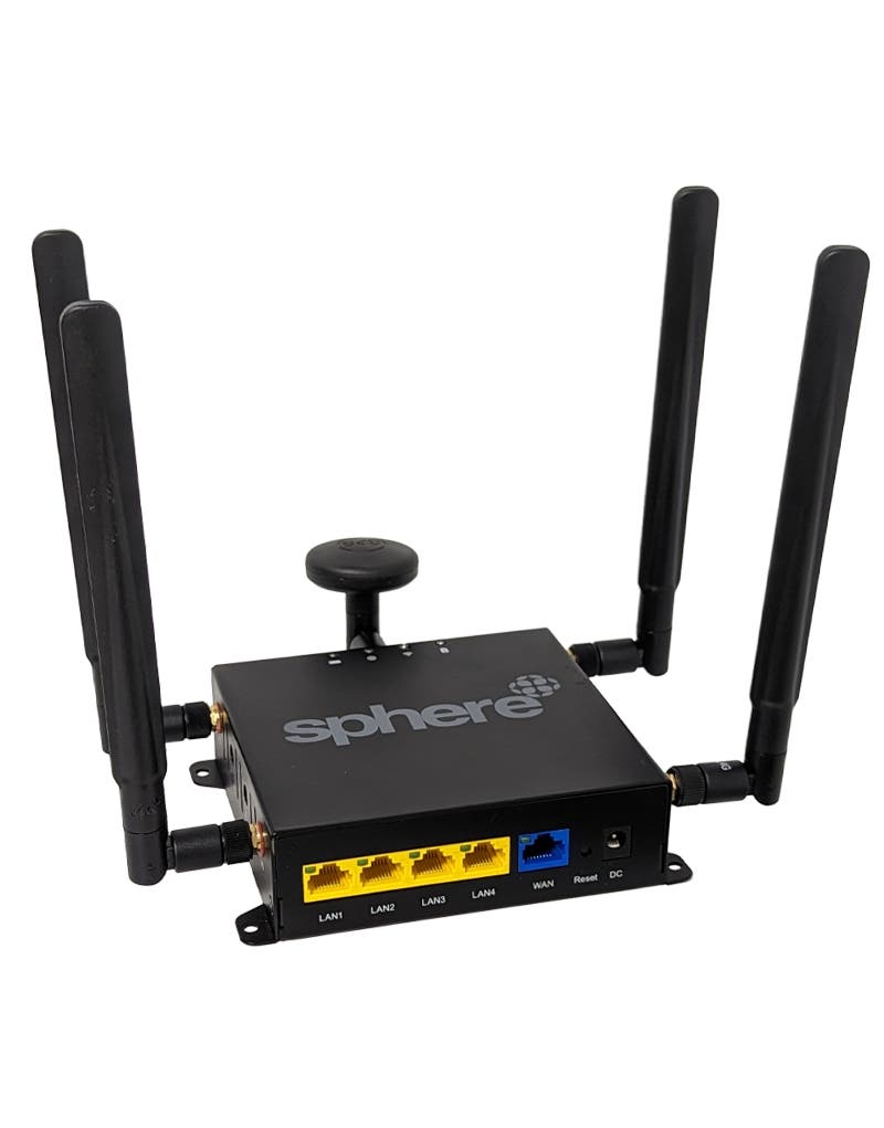 Wi Fi Router Spheres SPHERE CAT6 4G WiFi Router with GPS | RV Parts Express