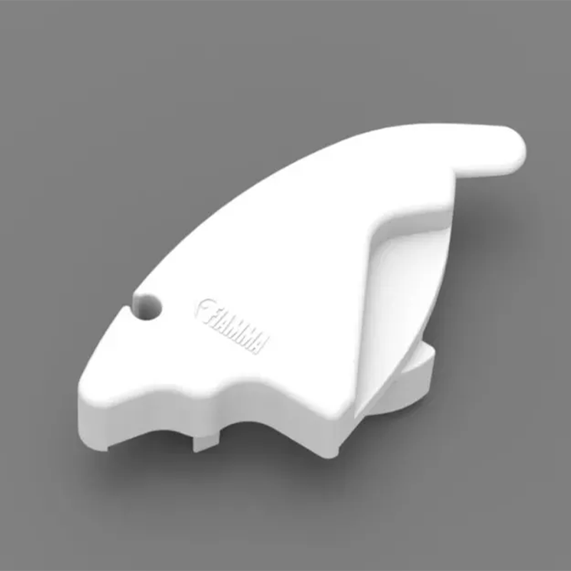 Fiamma F65 L Polar Right Lead Bar End Cap White. 98666-02-