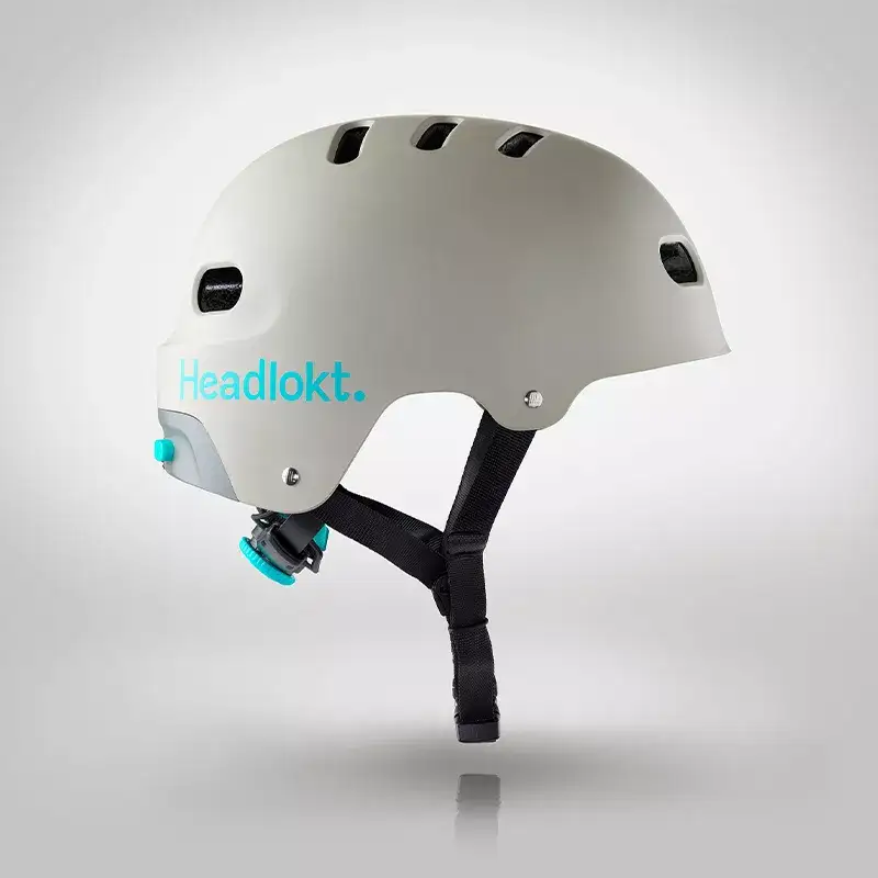 Headlokt White Bicycle Helmet Small  53-55cm