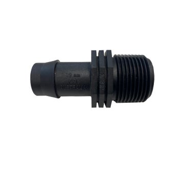 PLASTIC 19mm X 3/4" HOSE TAIL. 964544