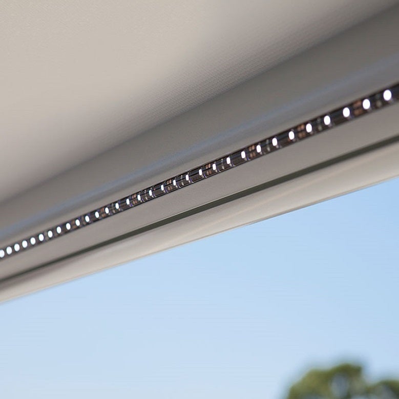 Carefree 14ft LED Silver Shale Fade Roll Out Awning (No Arms)