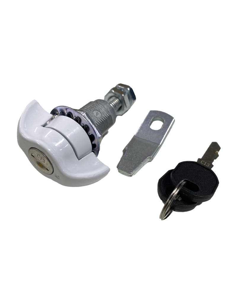 Rv Lock Boot JAYCO Boot Lid Lock with Keys (White) C8552 | RV Parts Express