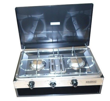 New Lido Junior 2 Burner and Grill With Lid - Caravan