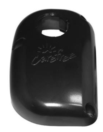Carefree Freedom Service # 8 - Black RH Outer End Cap. R001620BLK