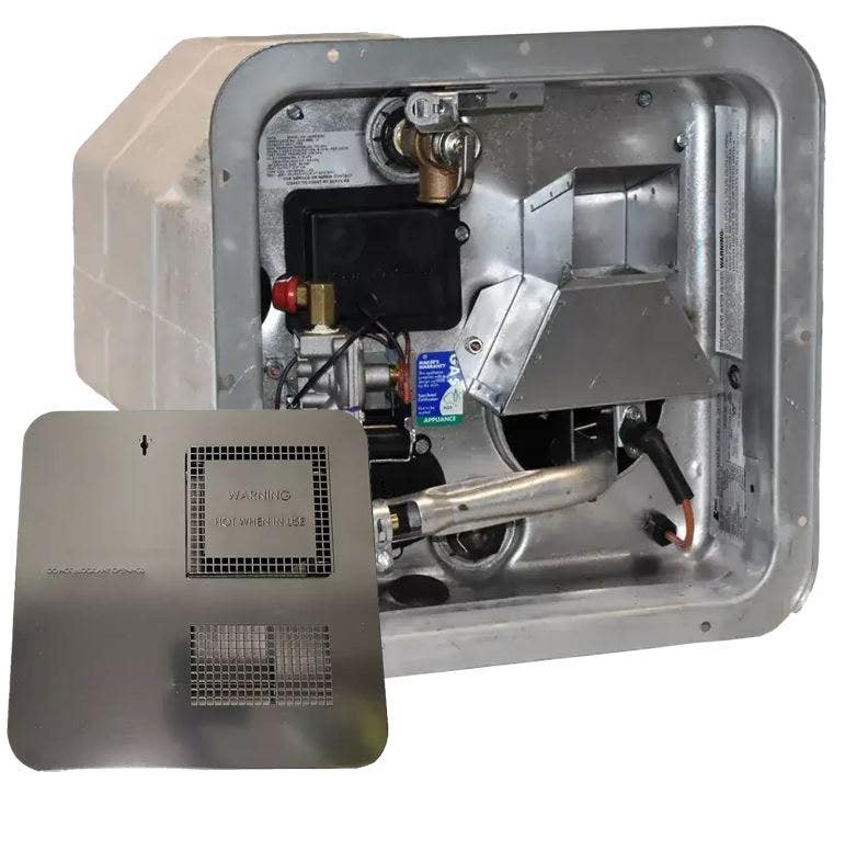 Suburban Hot Water Heater Gas & 240V  Black Door (SW6DERA) 20.3 Liters