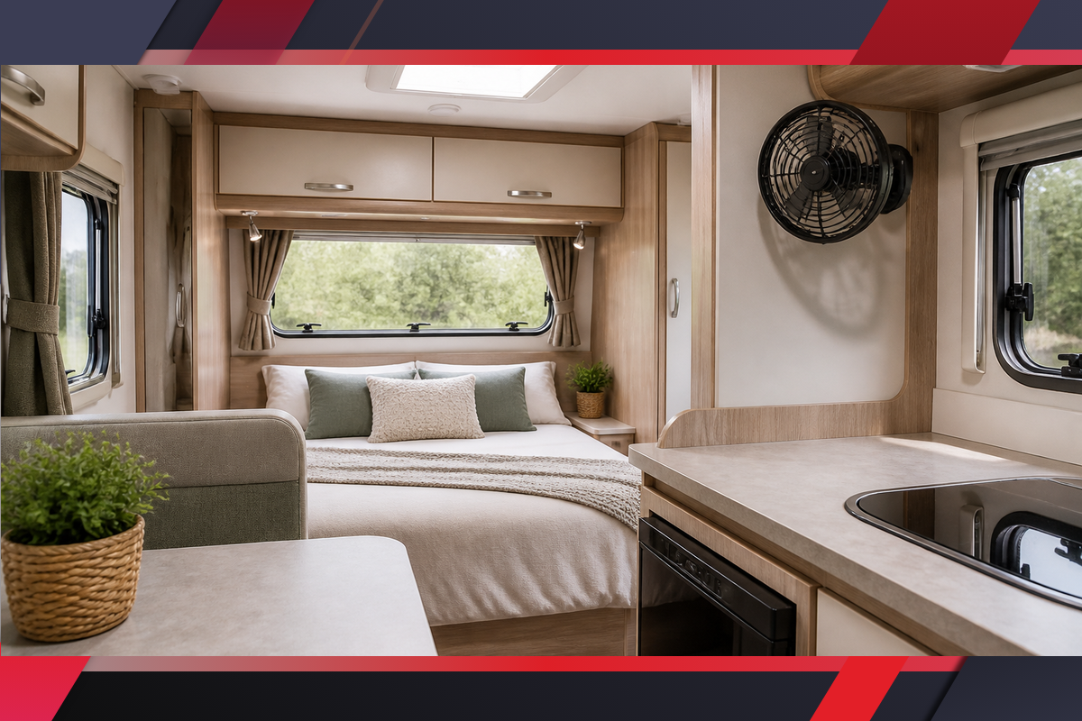 How to Reduce Condensation and Improve Airflow in Your Caravan With 12V Fans