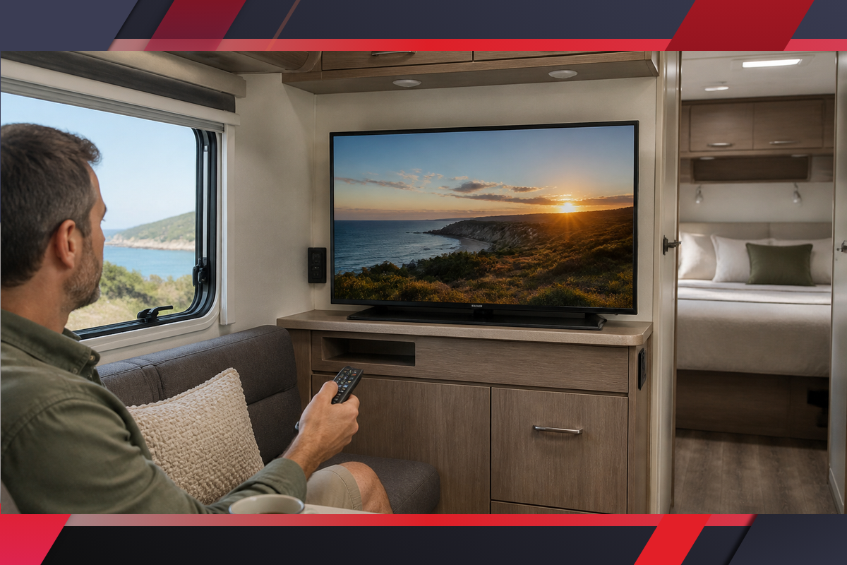 How to Choose a Caravan TV: Screen Size, 12V Power and Signal Reception Explained