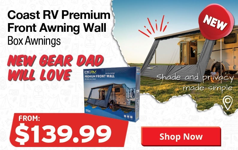 Coast RV Premium Front Awning Wall for box awnings